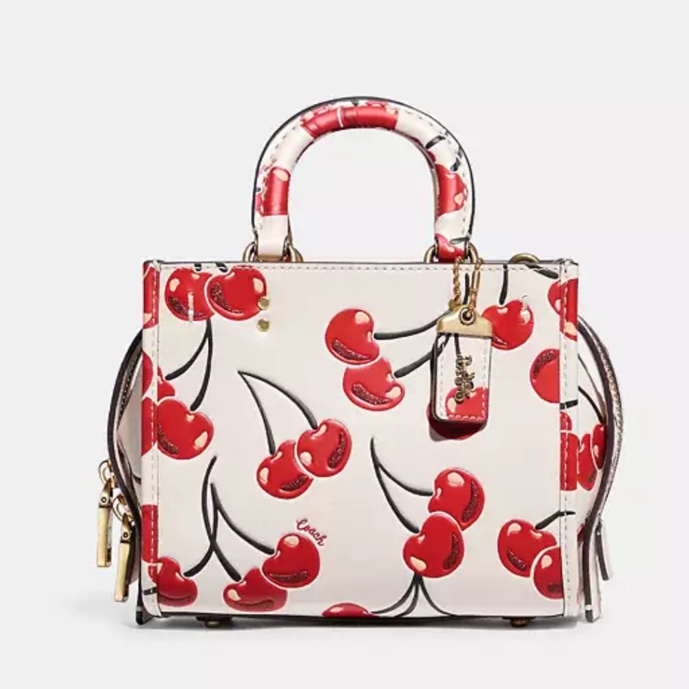 Coach Rogue 17 bag in Cherry Print